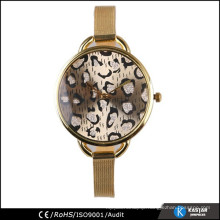fancy dial face plated gold watch lady, ladies wrist watch
